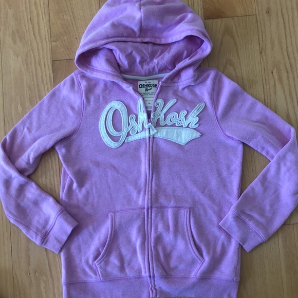 Bundle of 2 OshKosh zip- up hoodies for a girl size 12-14. Super comfy! - Picture 6 of 8